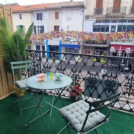 L'occitan En Plein Centre Avec Balcon Lejlighed